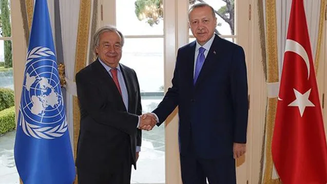 Ərdoğan BMT Baş katibi ilə danışıb