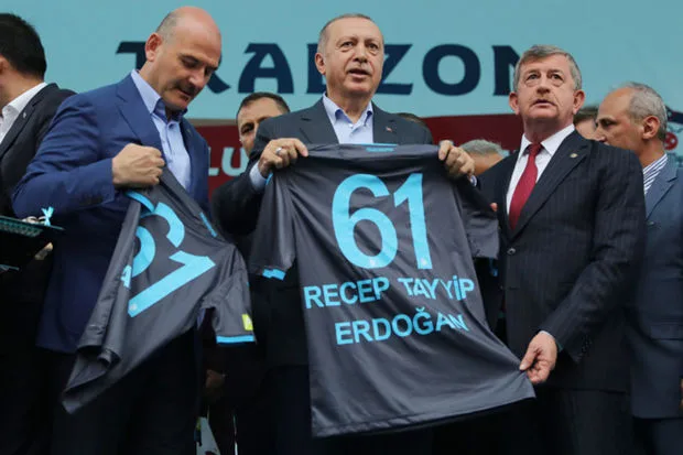Ərdoğandan "Trabzonspor"a TƏBRİK - FOTO