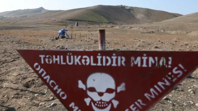 Apreldə minalardan xəsarət alanların sayı açıqlıandı