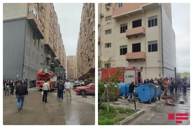 Masazırda yaşayış binasında yanğın söndürüldü - YENİLƏNİB