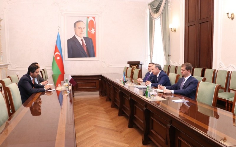 Baş prokuror Qətər səfiri ilə görüşdü - FOTO