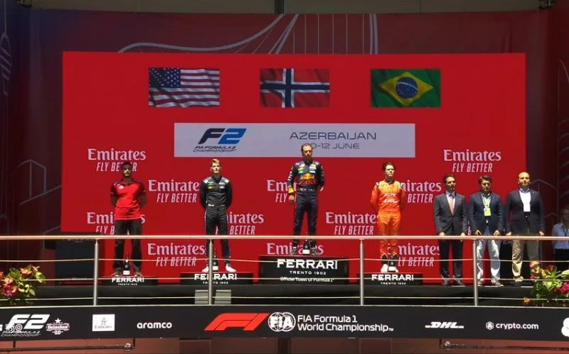 "Formula 2"nin qalibləri mükafatlandırıldı