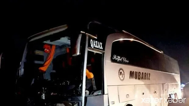 Məktəblilərin qəzaya düşdüyü avtobusun sürücüsü DANIŞDI - VİDEO
