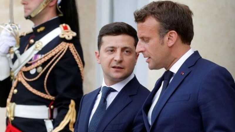 Makron Zelenskiyə çağırış etdi