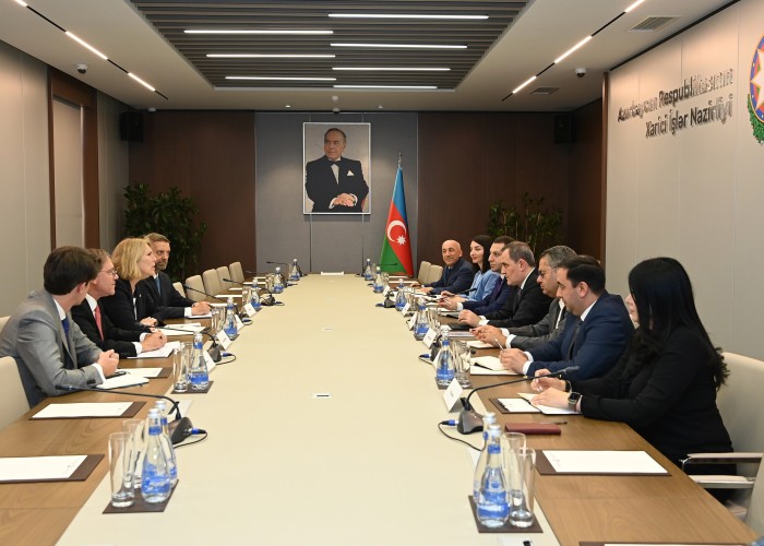 Ceyhun Bayramov Blinkenin köməkçisi ilə görüşdü