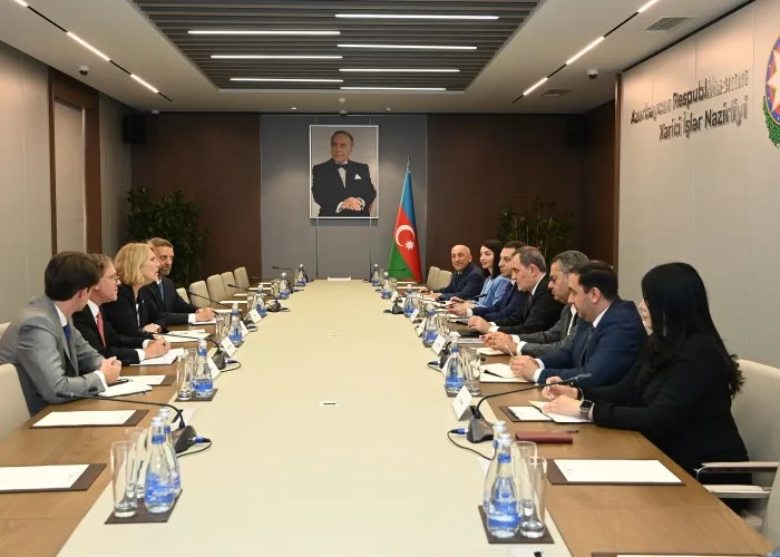 Ceyhun Bayramov Blinkenin köməkçisi ilə görüşdü
