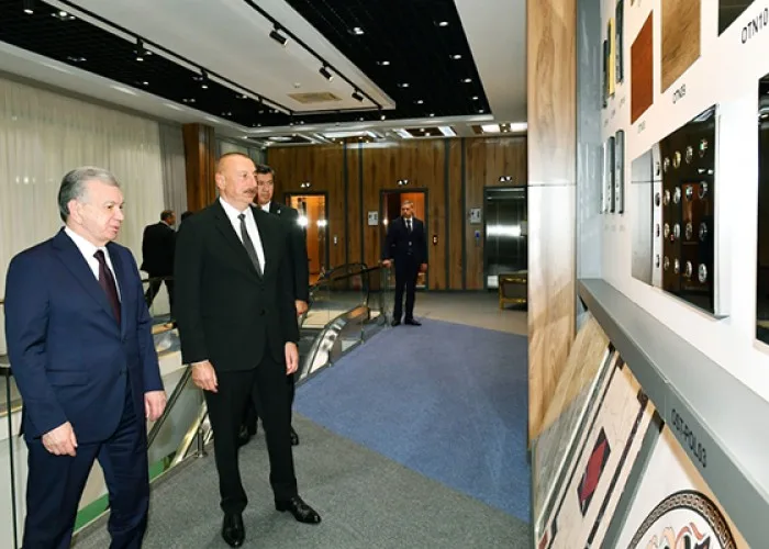 Prezidentlər Daşkənddə “TEXNOPARK” MMC-nin fəaliyyəti ilə tanış olublar - YENİLƏNİB + FOTOLAR