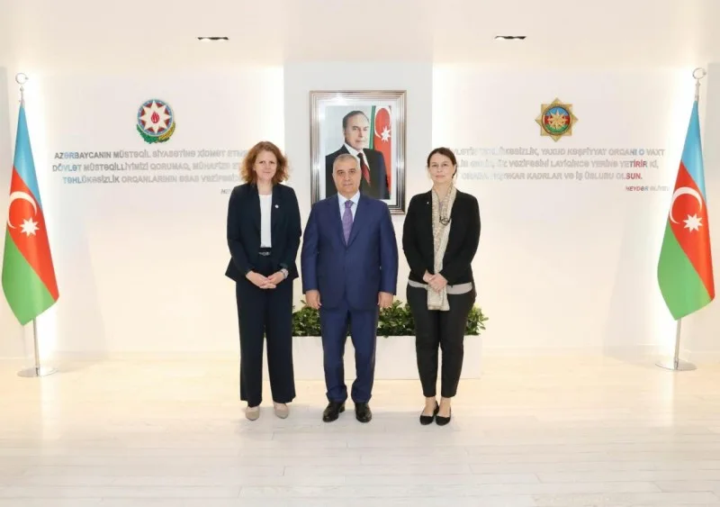 DTX rəisi BQXK nümayəndələri ilə görüşüb
