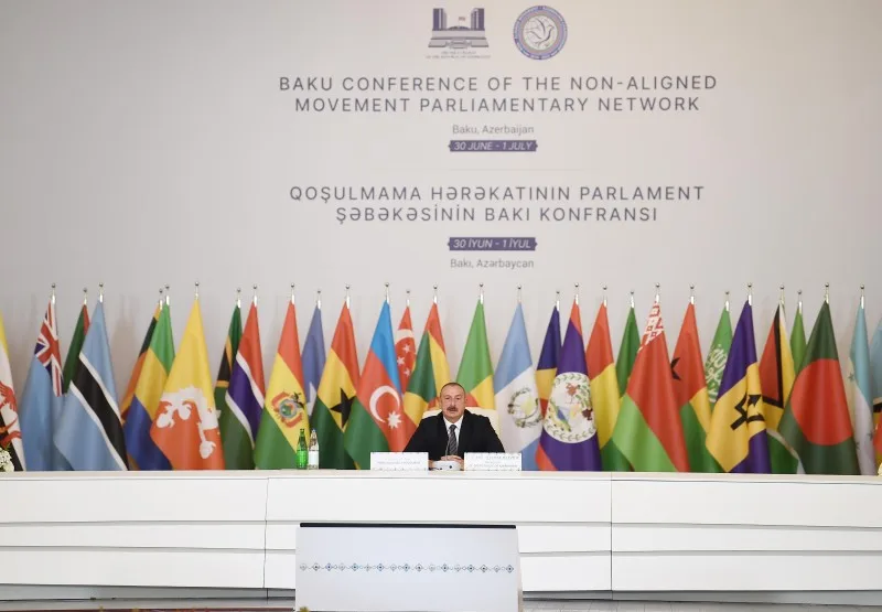 Prezident Bakıda beynəlxalq konfransda çıxış edib - VİDEO - YENİLƏNİB