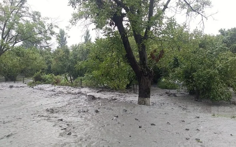 Azərbaycanda bu kəndlər sel suları altında qaldı, YOLLAR BAĞLANDI - FOTO