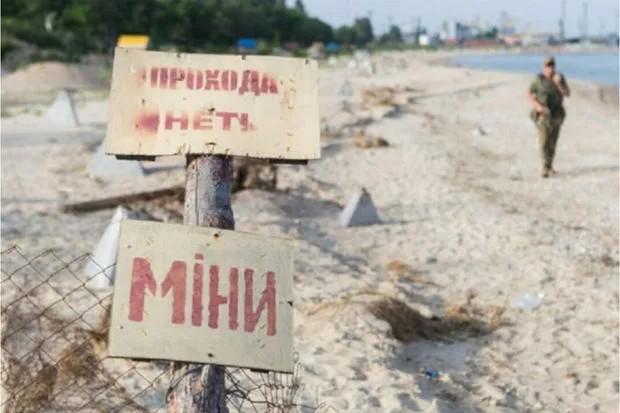Odessa çimərliyində oğlan mina partlamasında ölüb