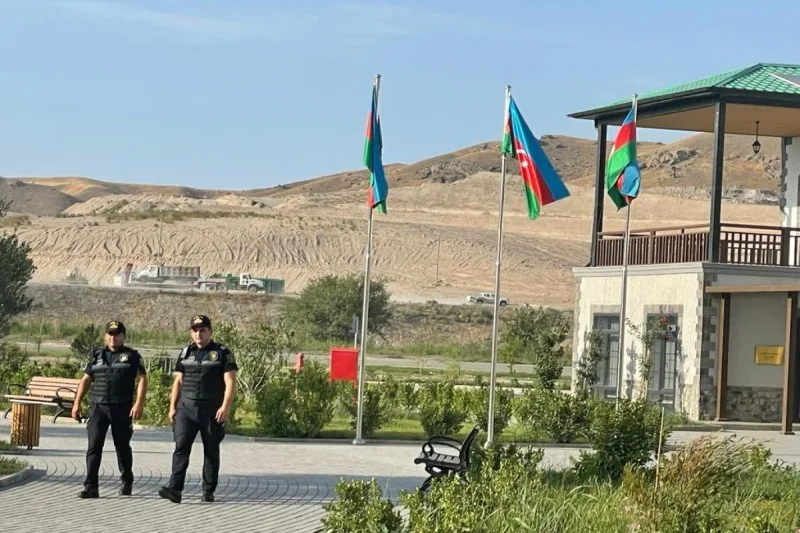 Ağalı kəndində polis sahə məntəqəsi yaradılıb - FOTO