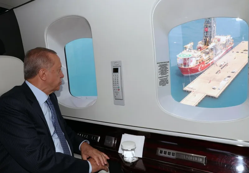 Ərdoğan Türkiyənin yeni qazma gəmisinin yola salınma mərasimində iştirak etdi