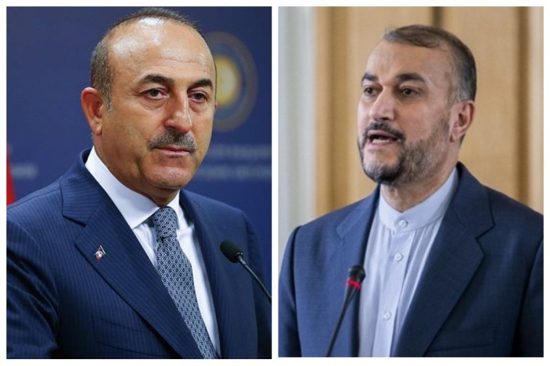 Çavuşoğlu iranlı həmkarı ilə müzakirə apardı