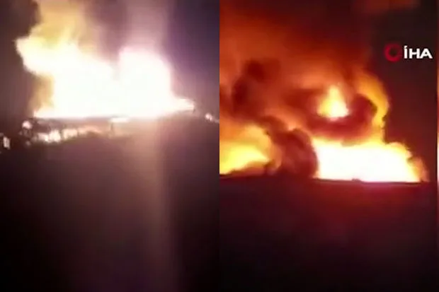 Antalyada beşulduzlu hotelin ərazisində güclü yanğın - VİDEO