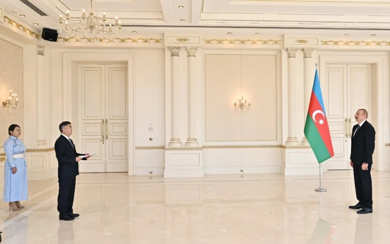 Prezident Monqolustanın yeni səfirini qəbul edib - YENİLƏNİB