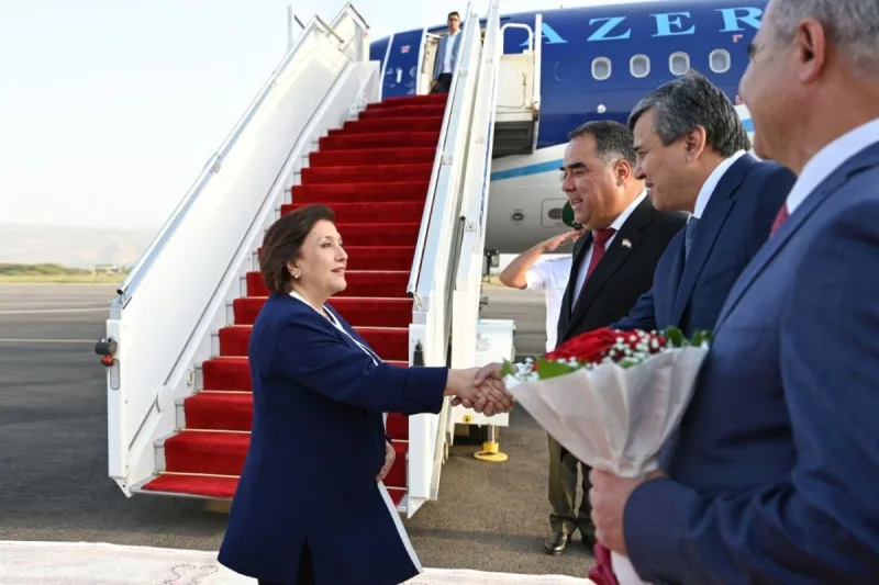 Sahibə Qafarova Tacikistana səfər edib