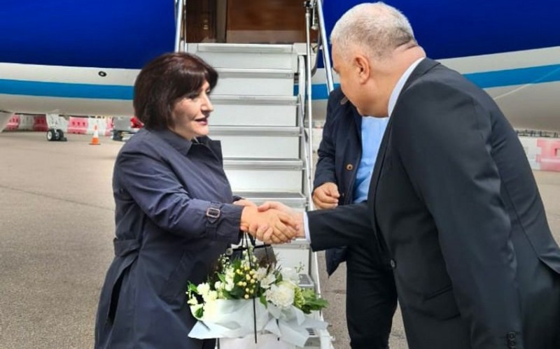 Sahibə Qafarova Britaniyaya səfər edib