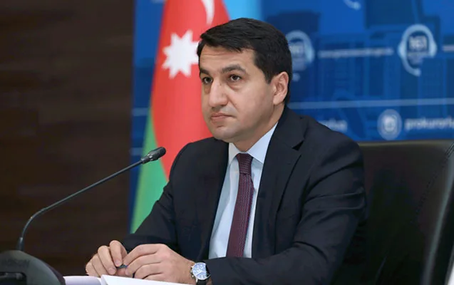 Hikmət Hacıyev Arye Qutun vəfatı ilə əlaqədar başsağlığı verib