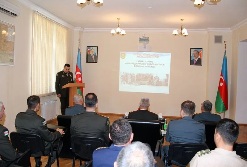 Qazaxıstan və Özbəkistan nümayəndə heyətləri Hərbi İnstitutda oldular