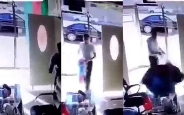 Bayrağımıza hörmətsizlik edən məmur şəhid övladı imiş