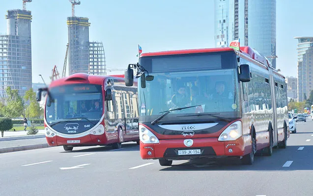 DİQQƏT! Bu avtobusların hərəkəti müvəqqəti dəyişdiriləcək