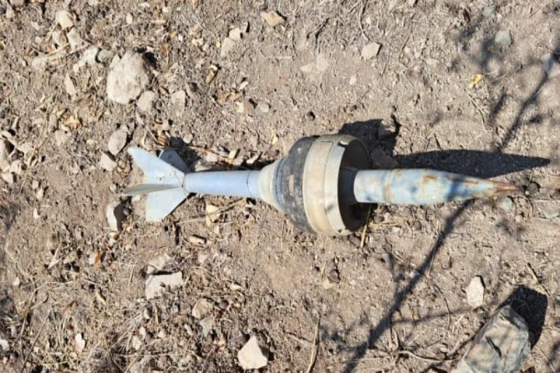 Laçında tank mərmisi tapıldı