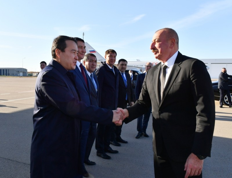 Prezident İlham Əliyevin Qazaxıstana işgüzar səfəri başa çatdı