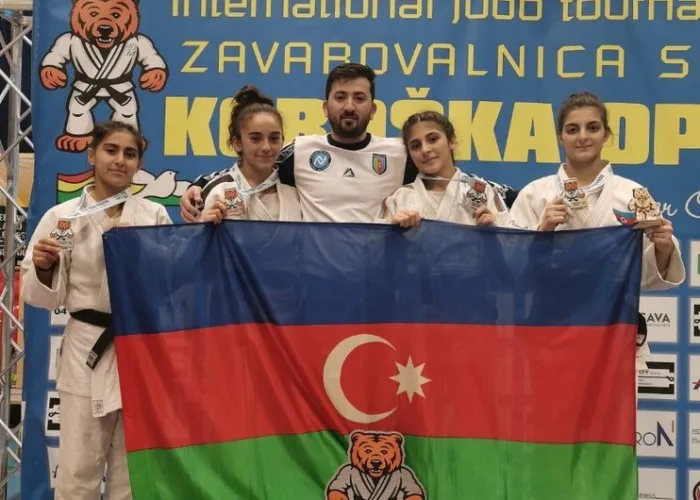Cüdoçularımız Sloveniyada 8 medal qazandı