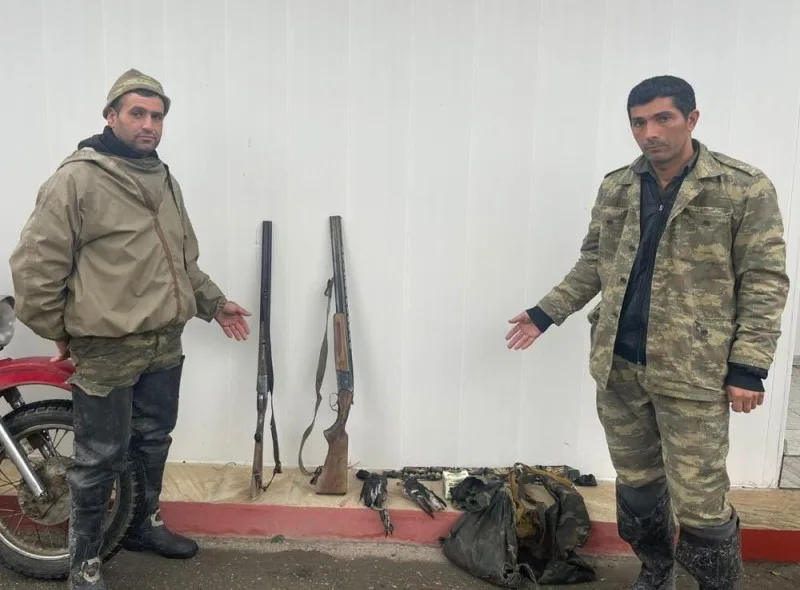 Qanunsuz ov edən şəxslər saxlanıldı