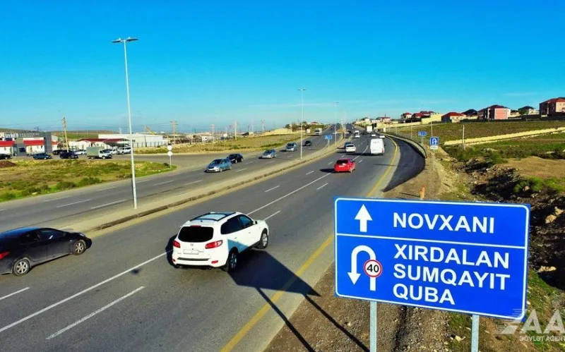 Saray-Novxanı yolunda yeni geriyə dönmə hissəsi yaradıldı