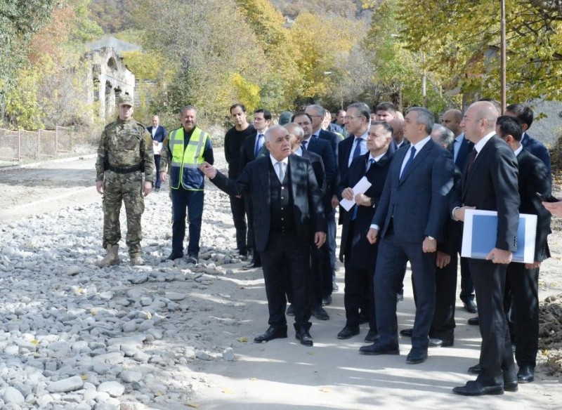 Əli Əsədov və Samir Nuriyev Şərqi Zəngəzurda olub