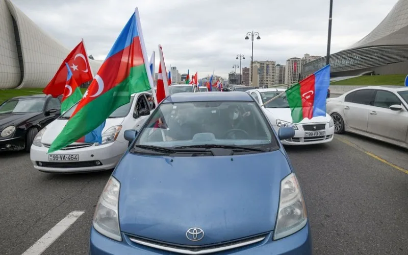 Bakıda qazilər avtoyürüş keçirir
