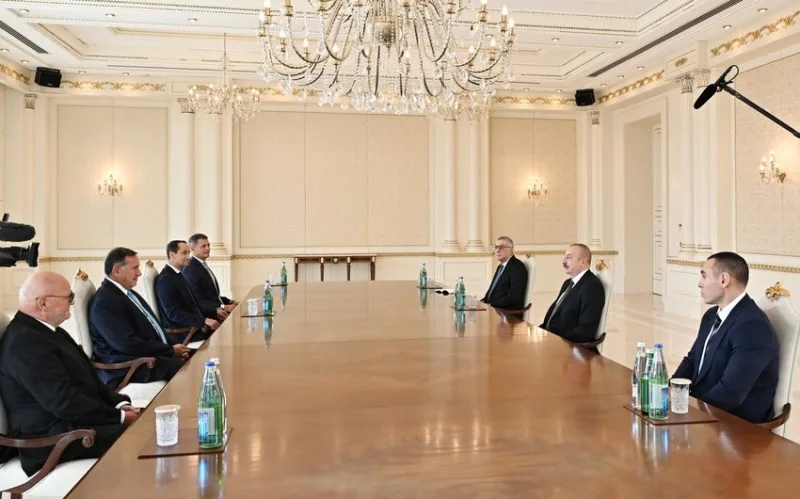 İlham Əliyev Spiros Kapralosu qəbul etdi