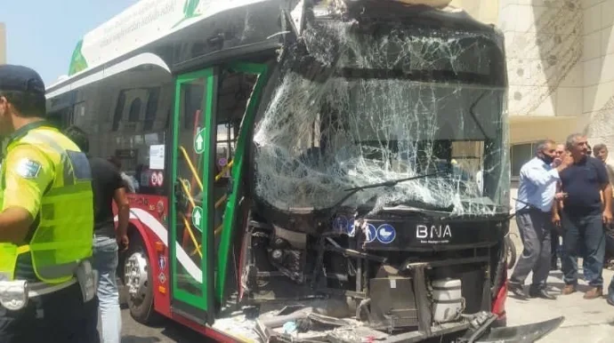 “BakuBus” qəza törətdi - Piyada öldü