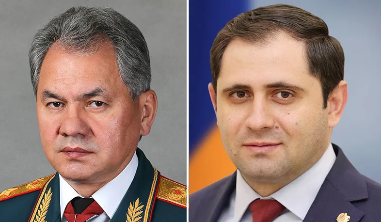 Suren Papikyan Sergey Şoyqu ilə görüşdü