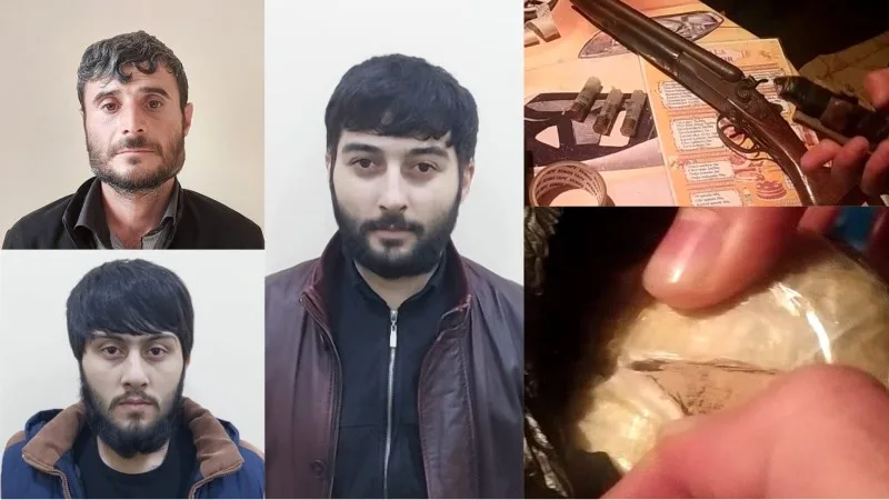 Qardaşlardan narkotik və silah-sursat götürüldü
