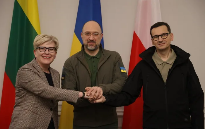 Ukrayna, Polşa və Litva Baş nazirləri müqavilə imzaladılar