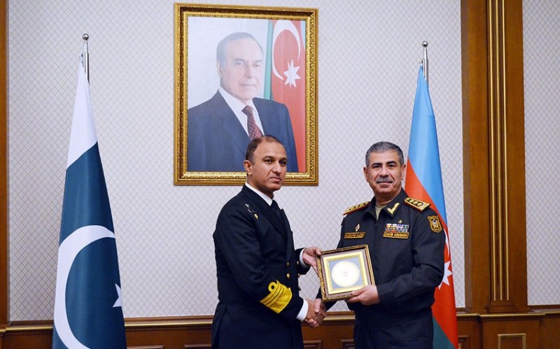 Zakir Həsənov pakistanlı admiralla görüşdü