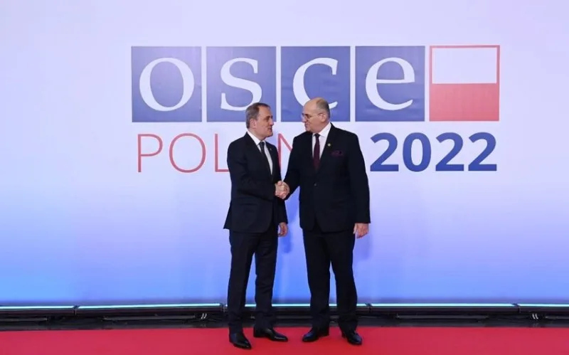 Ceyhun Bayramov polşalı həmkarı ilə görüşdü