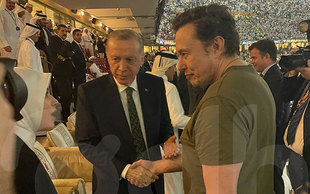 Ərdoğan İlon Maskla görüşdü - FOTO
