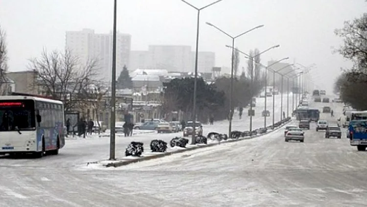Yollar buz bağlayacaq - Yanvarın 8-i axşamdan...