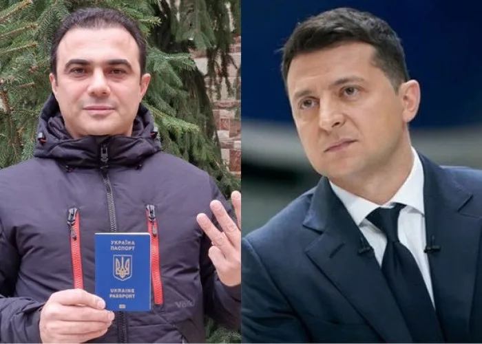 Zelenski diaspor rəhbərinə vətəndaşlıq verdi