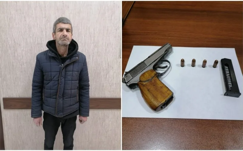 Tapança satmaq istəyən şəxs saxlanıldı