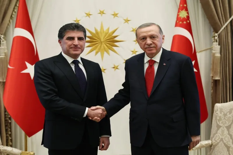 Ərdoğan Bərzani ilə görüşdü