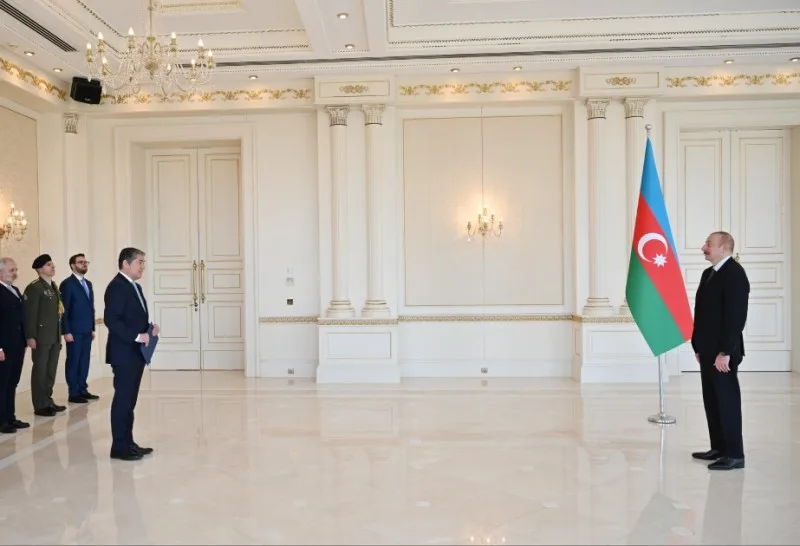 İlham Əliyev Yunanıstanın yeni təyin olunan səfirinin etimadnaməsini qəbul etdi - YENİLƏNİB