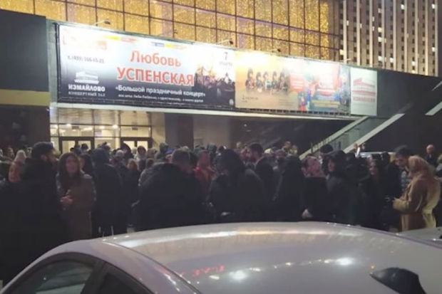 Moskvada ermənilər biabır oldu - VİDEO
