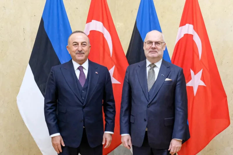 Estoniya Prezidenti Çavuşoğlunu qəbul etdi - FOTO