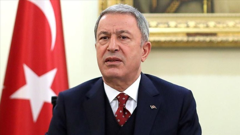 Hulusi Akar dağıntıların olduğu ərazidə - VİDEO