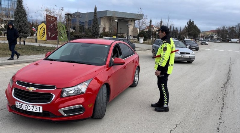 Qubada sərxoş sürücülər aşkarlandı - FOTOLAR